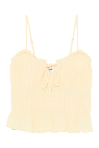 Crop Top - Lichtgeel