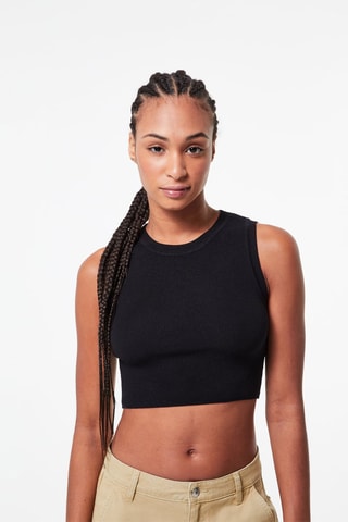 Crop Top - Zwart