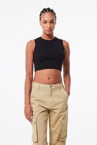 Crop Top - Zwart