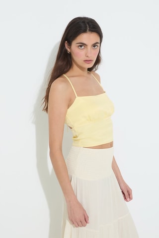 Crop Top - Geel