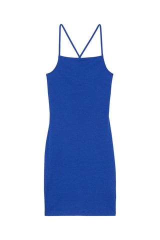 Nauwaansluitende Jurk - Blauw