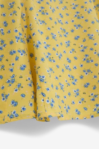 Trapezium Jurk - Geel