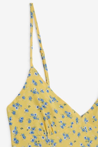 Trapezium Jurk - Geel