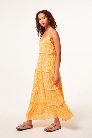 Robe longue Orange