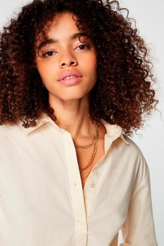 Oversized Blouse Beige