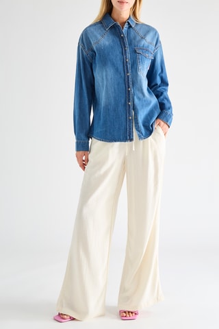 Spijkerjasje Mickey Disney - Blauw