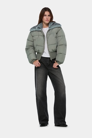 Gewatteerde Jas - Groen