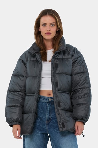 Gewatteerde Jas - Donkergrijs