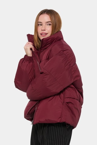 Gewatteerde Jas - Bordeauxrood