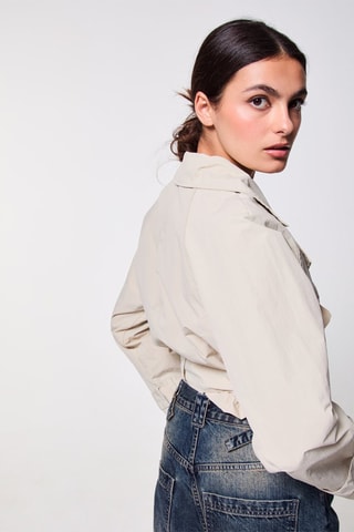 Korte Trenchcoat - Beige