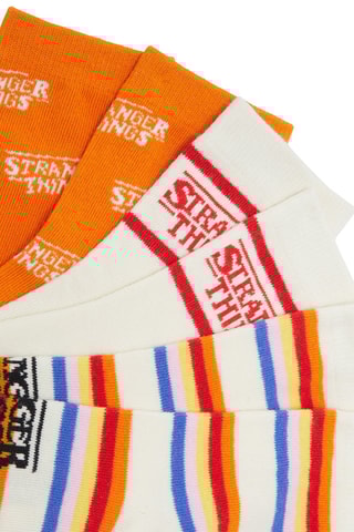 3 paar sokken Stranger Things - Oranje en Wit