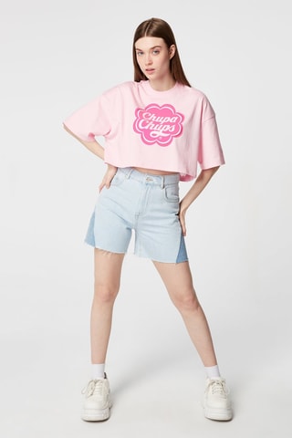 Kort T-shirt Chupa Chups® Roze