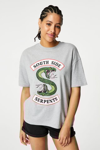 Oversized T-shirt Riverdale Gemêleerd Grijs