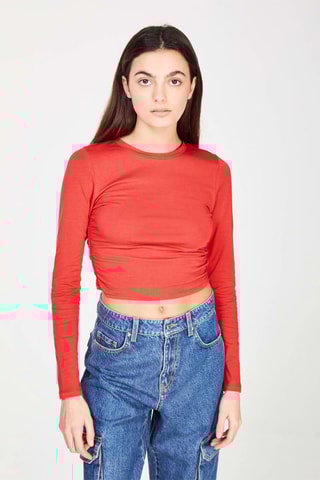 Crop Top 
Rood