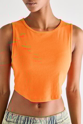Crop Top - Oranje