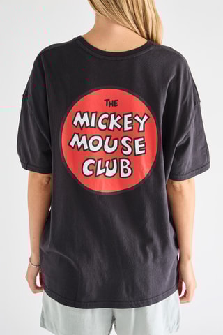 T-shirt Mickey Disney - Zwart