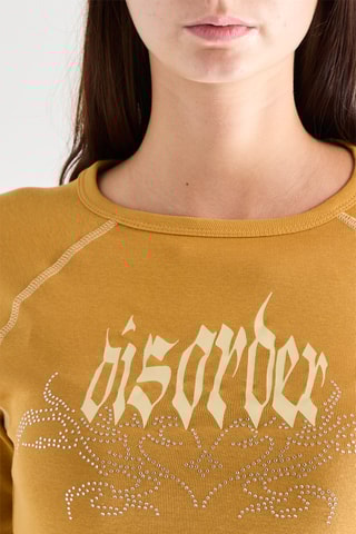 T-shirt - Mosterdgeel