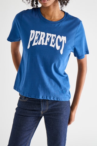 T-shirt - Felblauw