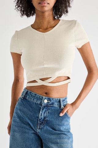 Crop Top - Beige