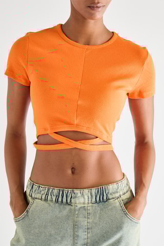 Crop Top - Oranje