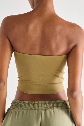 Bustier crop top - Kaki