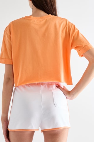 Cropped T-shirt Son Goku Dragon Ball Super - Oranje