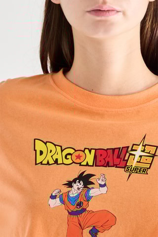 Cropped T-shirt Son Goku Dragon Ball Super - Oranje