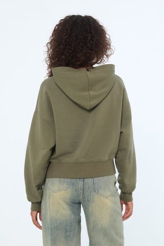 Sweater met capuchon - Groen