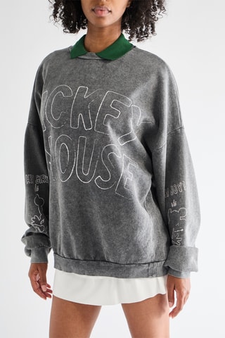 Sweater Mickey Disney - Gemêleerd Donkergrijs