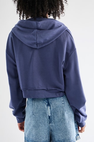 Sweat à capuche - Bleu foncé