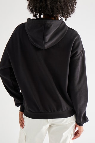 Sweater met Capuchon - Zwart