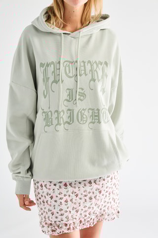 Sweater met Capuchon - Lichtgroen