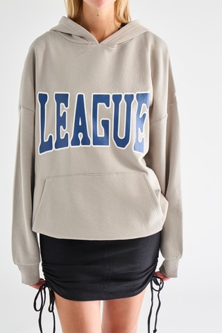 Sweater met Capuchon - Lichtgrijs