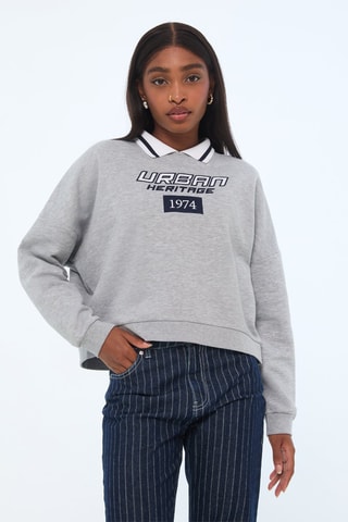 Sweater - Gemêleerd Grijs