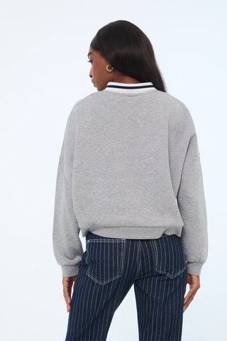 Sweater - Gemêleerd Grijs