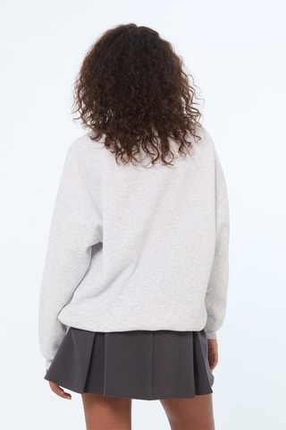 Sweater Oversized - Gemêleerd Grijs
