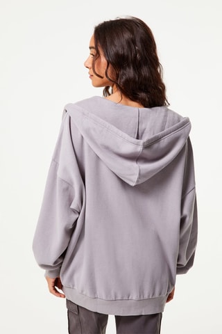 Sweater met Capuchon - Lichtgrijs