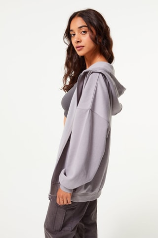 Sweater met Capuchon - Lichtgrijs