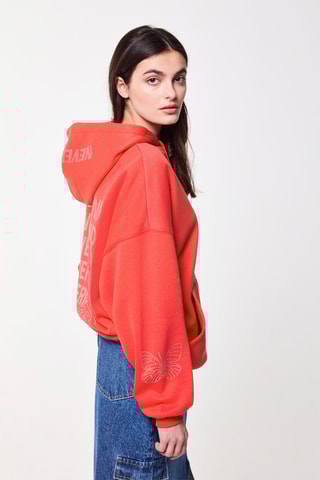 Sweater met Capuchon - Rood