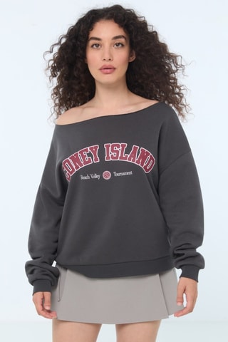 Oversized sweater - Grijs