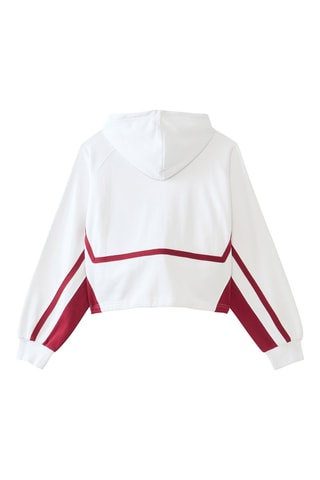 Sweater met capuchon - Wit