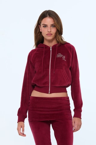 Sweater met capuchon - Rood