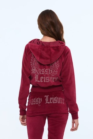 Sweater met capuchon - Rood