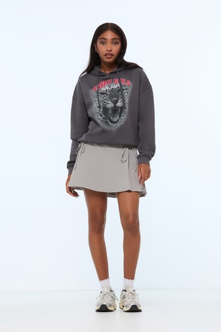 Sweater met capuchon - Grijs