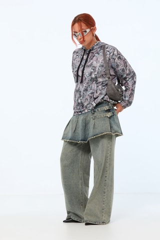 Sweater met Capuchon - Multicolor