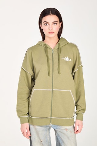 Sweater met Capuchon - Kaki