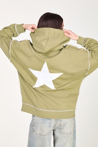 Sweater met Capuchon - Kaki