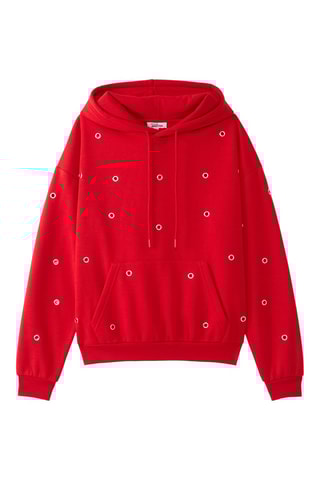 Sweater met Capuchon - Rood