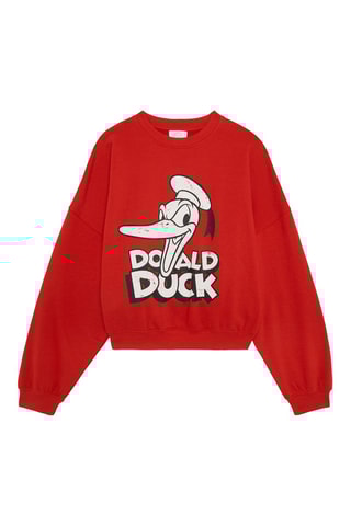 Sweater Daffy Duck Looney Tunes Rood