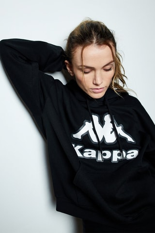 Sweater met Capuchon x Kappa Zwart